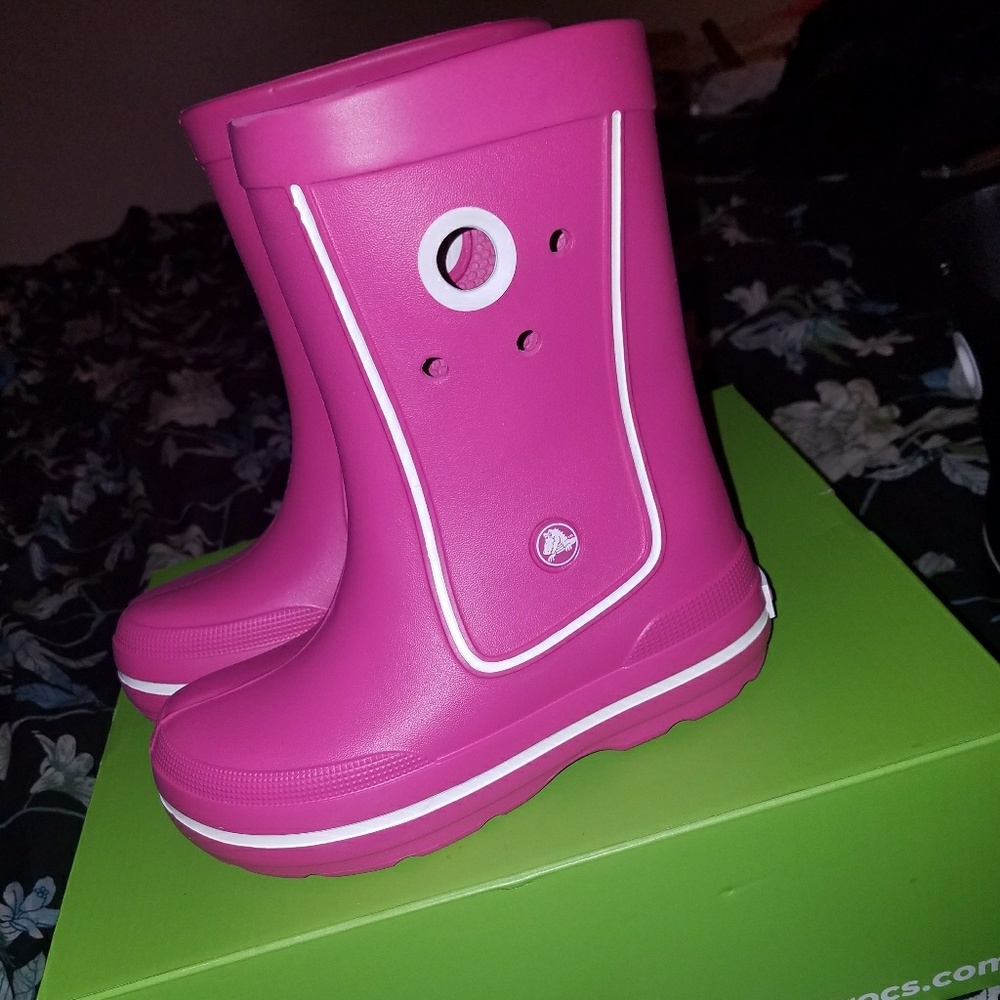 Croc rain boots